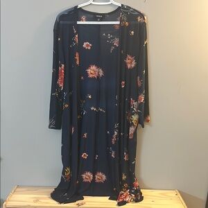 Torrid Floral Kimono Cardigan